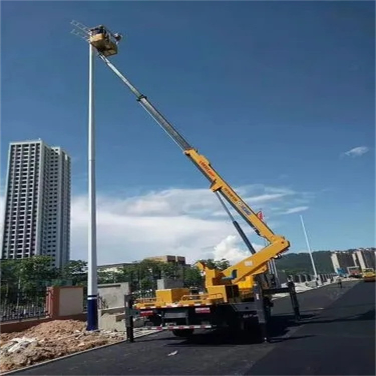 海南维修路灯的曲臂升降车出租